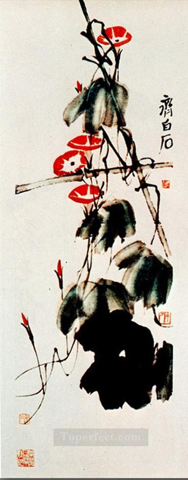 Qi Baishi bindweed and grapes traditional Chinese Oil Paintings